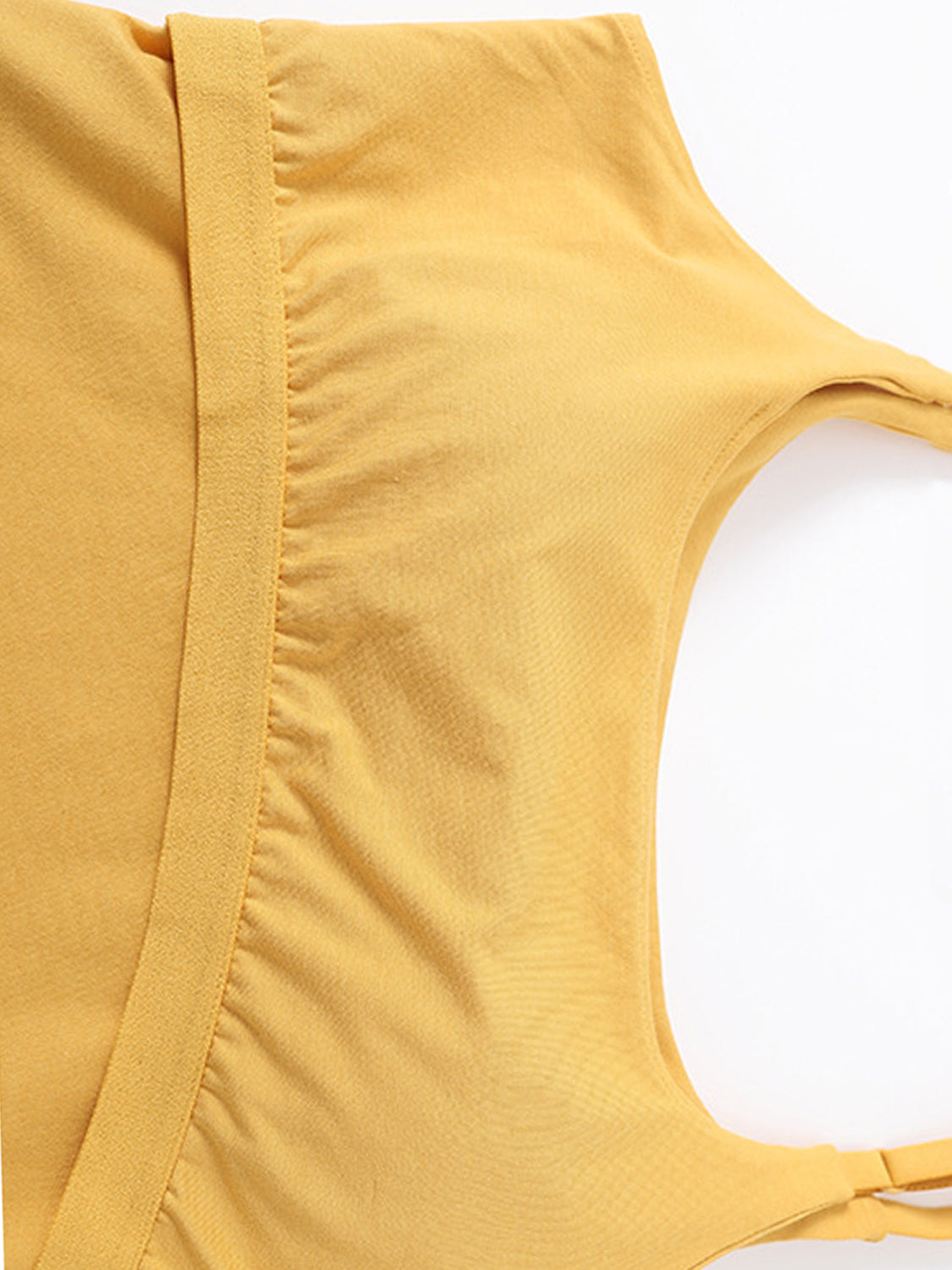 Scoop Neck Cropped Cami with Chest Pads Camisoles