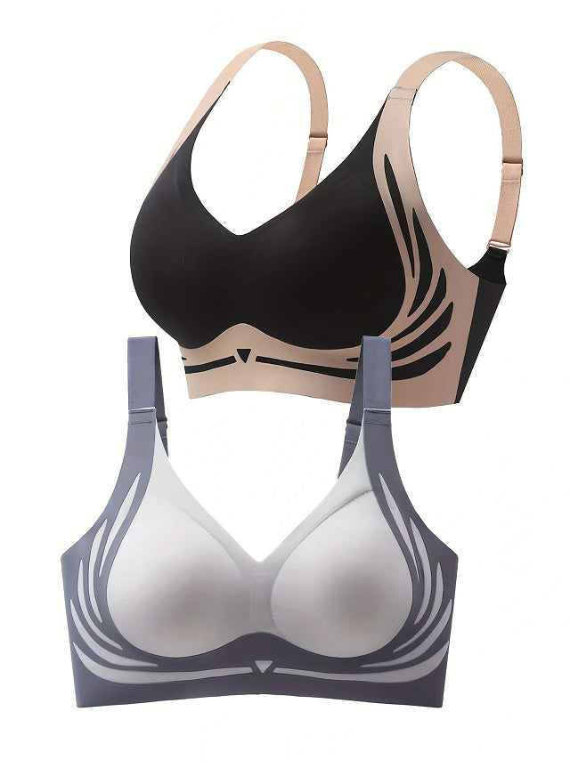 Anti-sagging Running Shock-proof Sports Fixed Cup Bra Sports Bra SUIT C