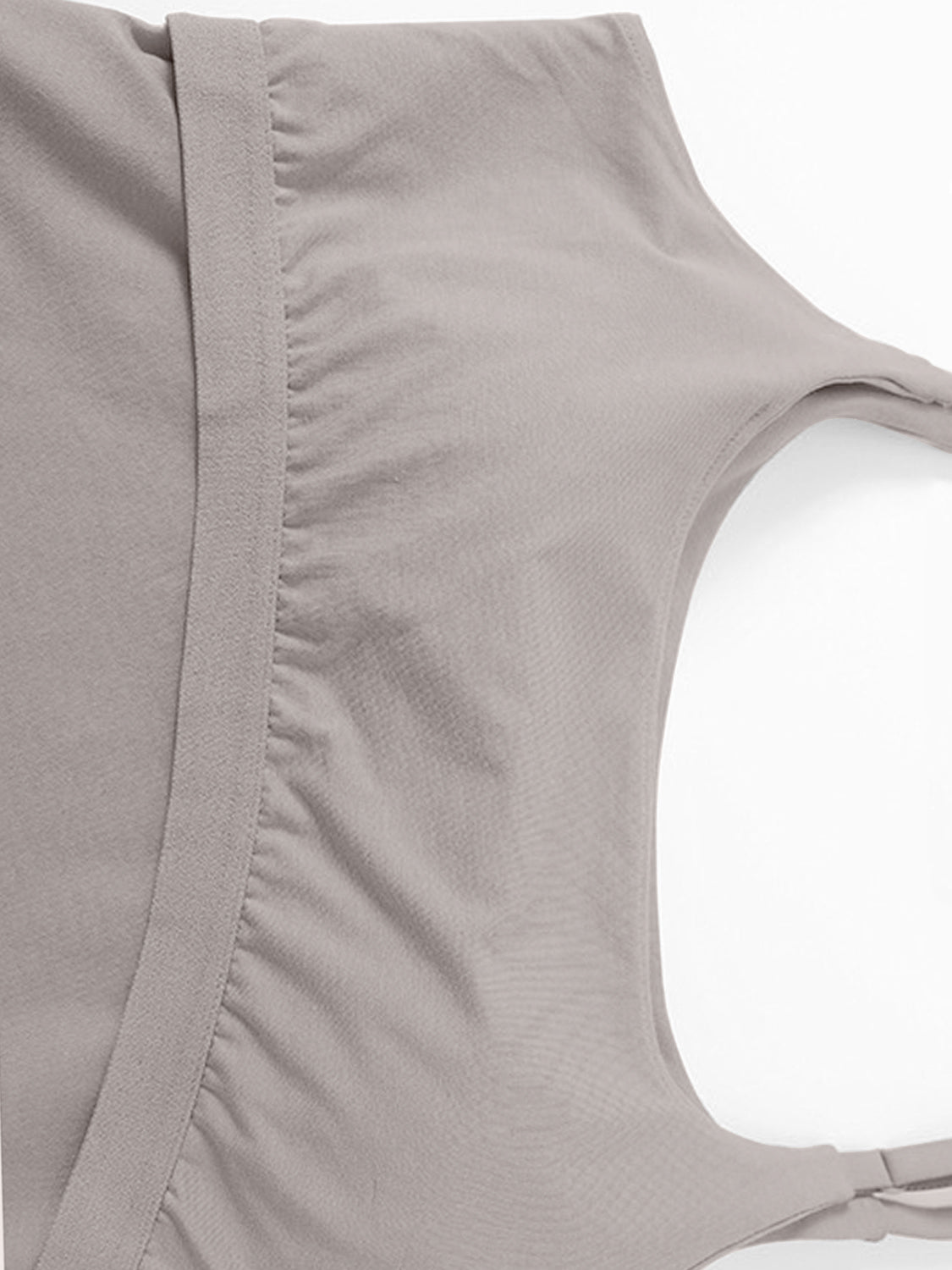 Scoop Neck Cropped Cami with Chest Pads Camisoles