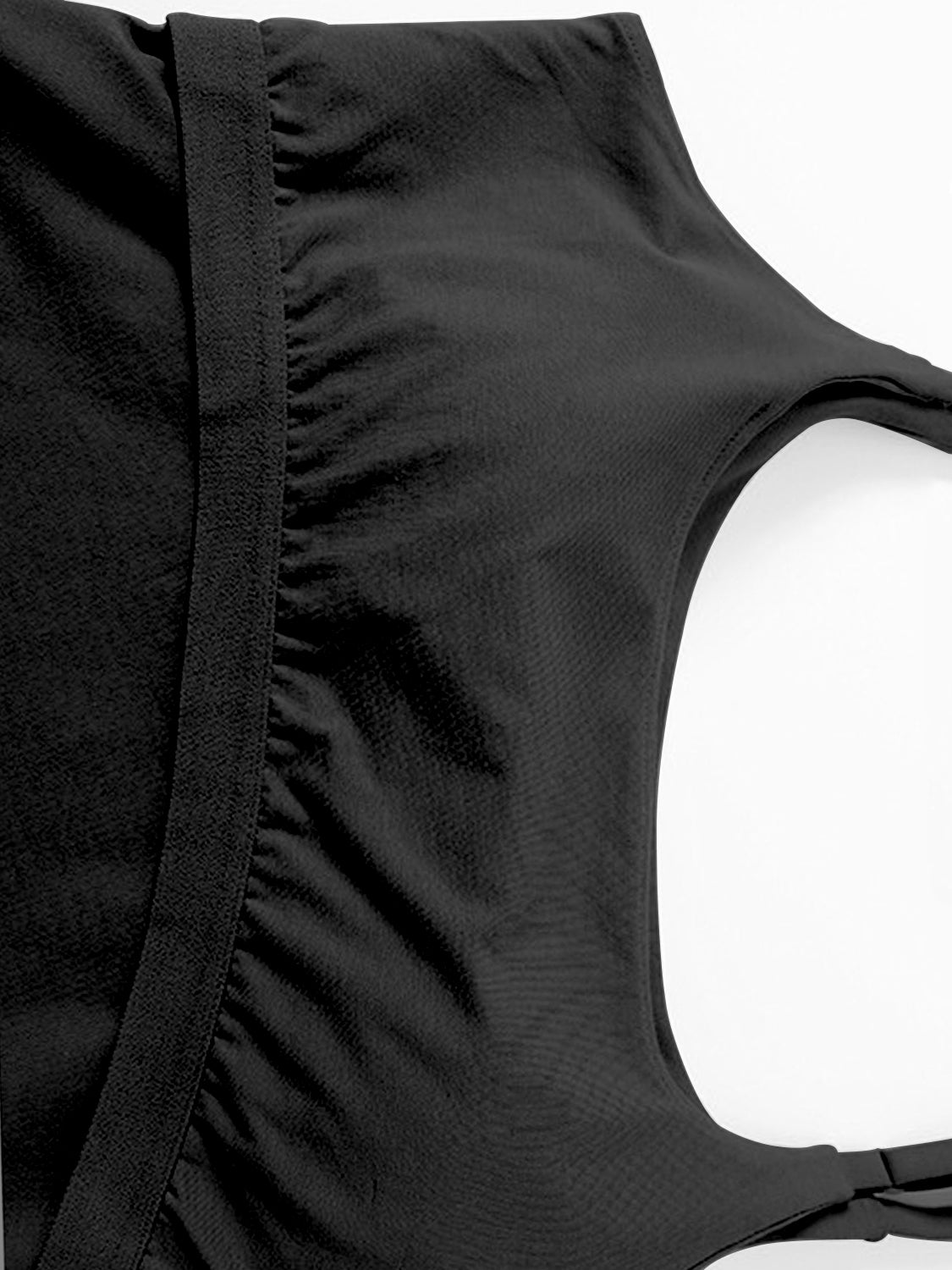 Scoop Neck Cropped Cami with Chest Pads Camisoles