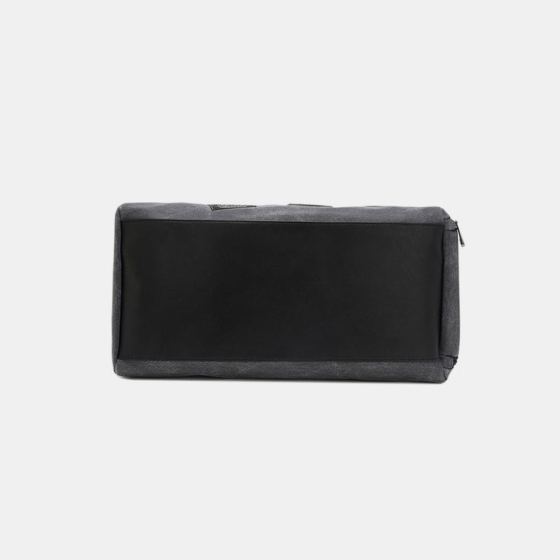 Nicole Lee USA Denim Patch Duffel Bag