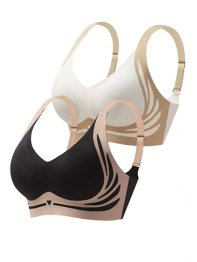 Anti-sagging Running Shock-proof Sports Fixed Cup Bra Sports Bra SUIT B