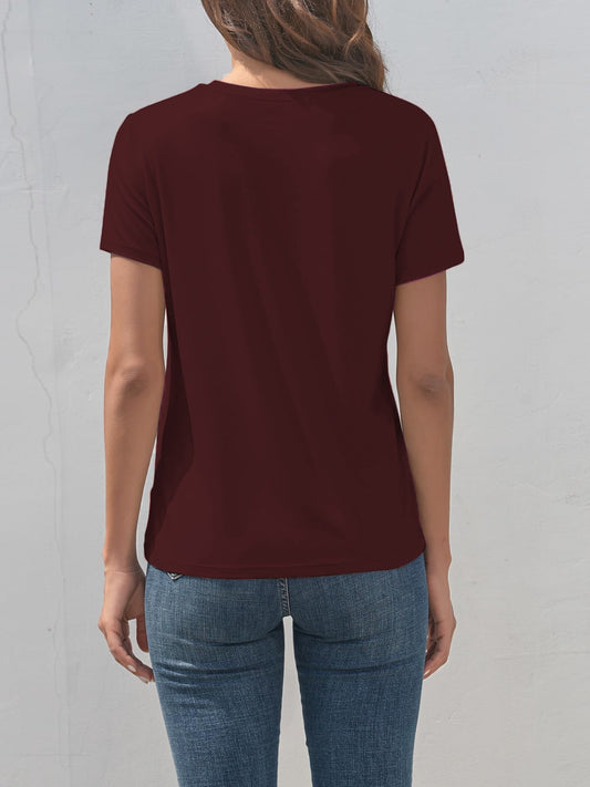 Cross Graphic Round Neck T-Shirt - Swift Pickup