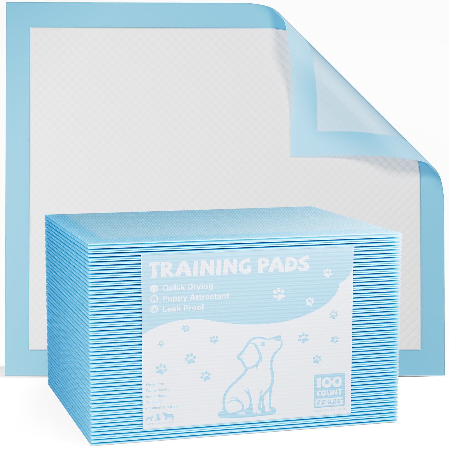 Leak-Proof Disposable Puppy Pads – Quick-Drying, Ultra-Absorbent Dog Pee Pads for Training & Home Use